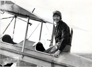 Amy Johnson (1903 - 1941) Pioneer aviator, who drowned after bailing out over the Thames estuary. Picture shows Amy Johnson